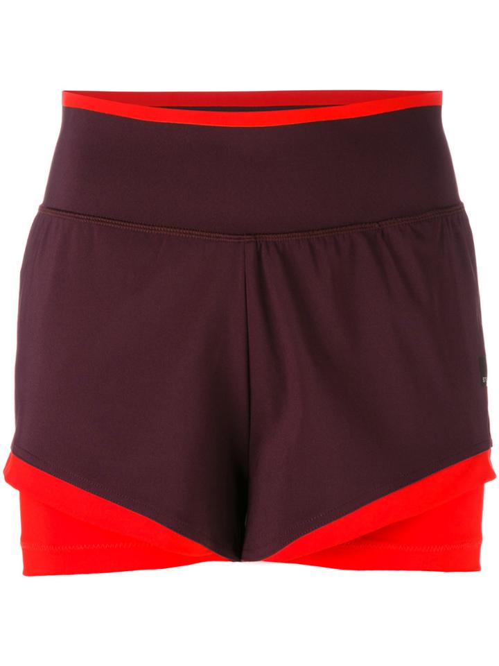 Adidas By Stella Mccartney Training Shorts - Pink & Purple