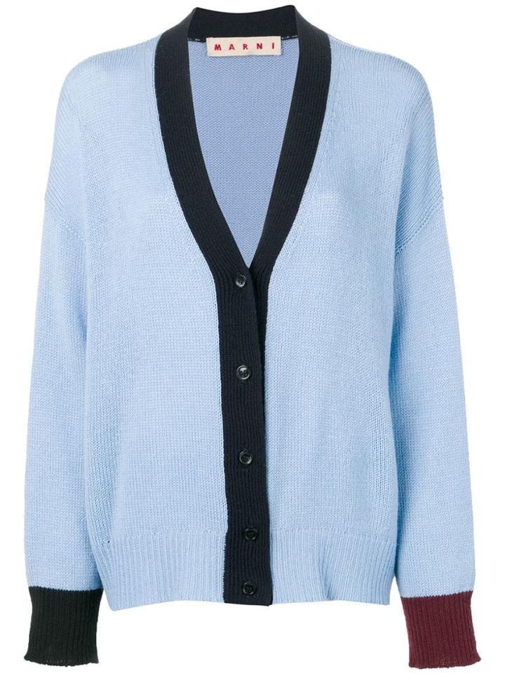 Marni Knitted Cardigan - Blue