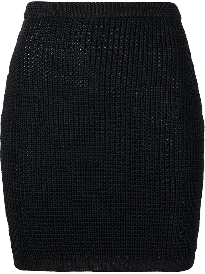 Jeremy Scott Knit Mini Skirt