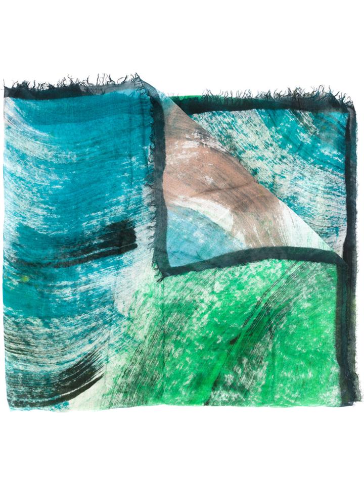 Faliero Sarti Printed Scarf - Green