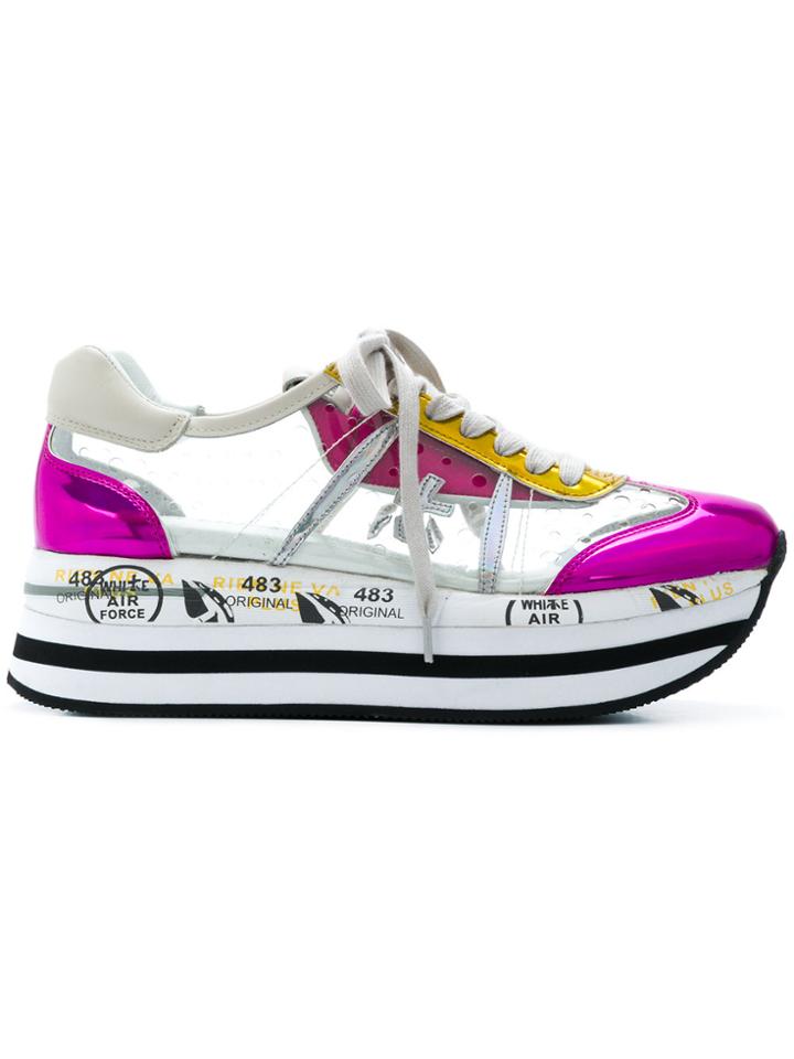 Premiata Beth Sneakers - Pink & Purple