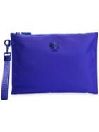 Versace Palazzo Medusa Wristlet Clutch Bag, Men's, Blue, Nylon