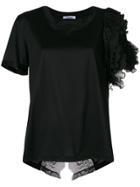 Parlor Flared Fitted T-shirt - Black