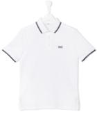 Boss Kids Embroidered Logo Polo Shirt, Boy's, Size: 16 Yrs, White