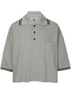 Hed Mayner Oversized Polo Shirt - Grey