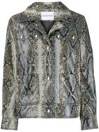 Stand Studio Snakeskin Print Jacket - Black