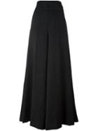 Marni Tailored Palazzo Pants, Women's, Size: 42, Black, Polyester/cotton
