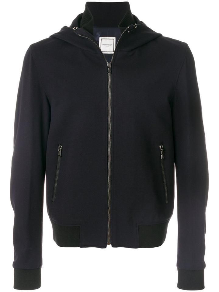 Wooyoungmi Zipped Hooded Jacket - Blue