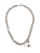 Alexander Mcqueen Multi Chain Necklace, Men's, Metallic