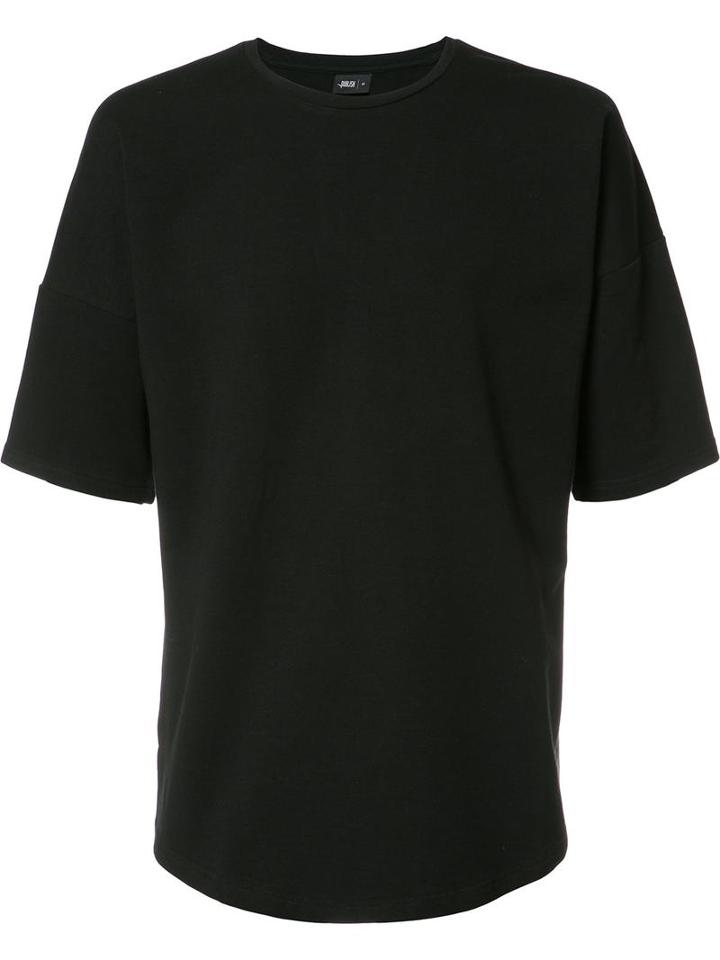 Publish Plain T-shirt, Men's, Size: Xl, Black, Cotton/polyester/spandex/elastane