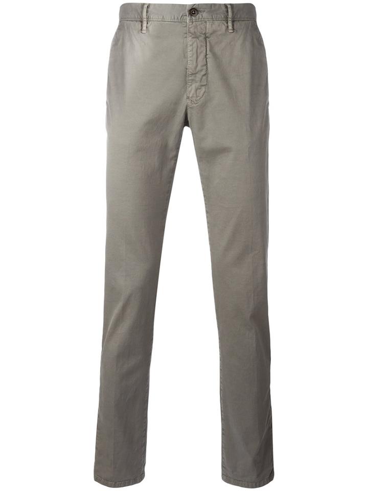 Incotex - Classic Chinos - Men - Cotton/spandex/elastane - 38, Grey, Cotton/spandex/elastane