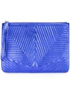 Golden Goose Deluxe Brand Stitched Star Clutch