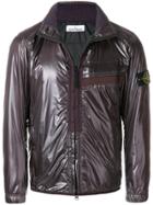 Stone Island Zipped Fitted Jacket - Brown