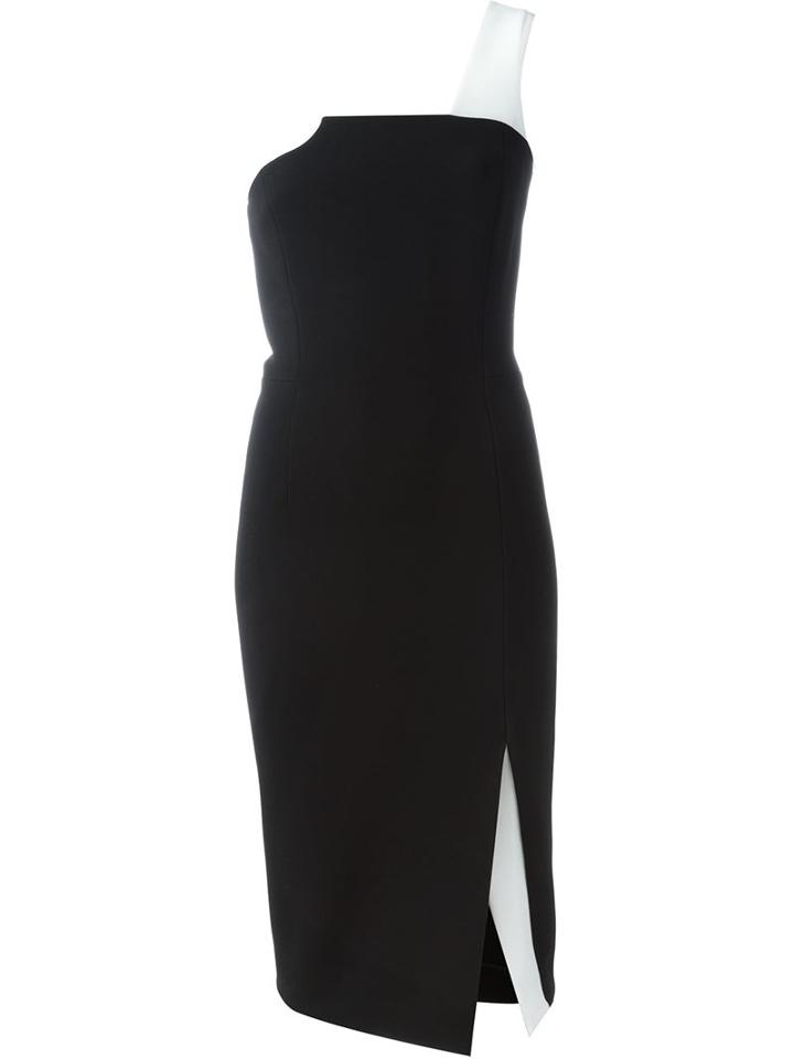 Victoria Beckham One Shoulder Pencil Dress