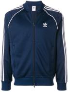 Adidas Zip Front Sports Jacket - Blue