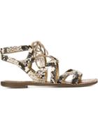 Sam Edelman Gemma Sandals, Women's, Size: 7, Grey, Leather/suede