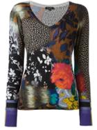 Etro Multi Print Jumper, Women's, Size: 48, Silk/cashmere