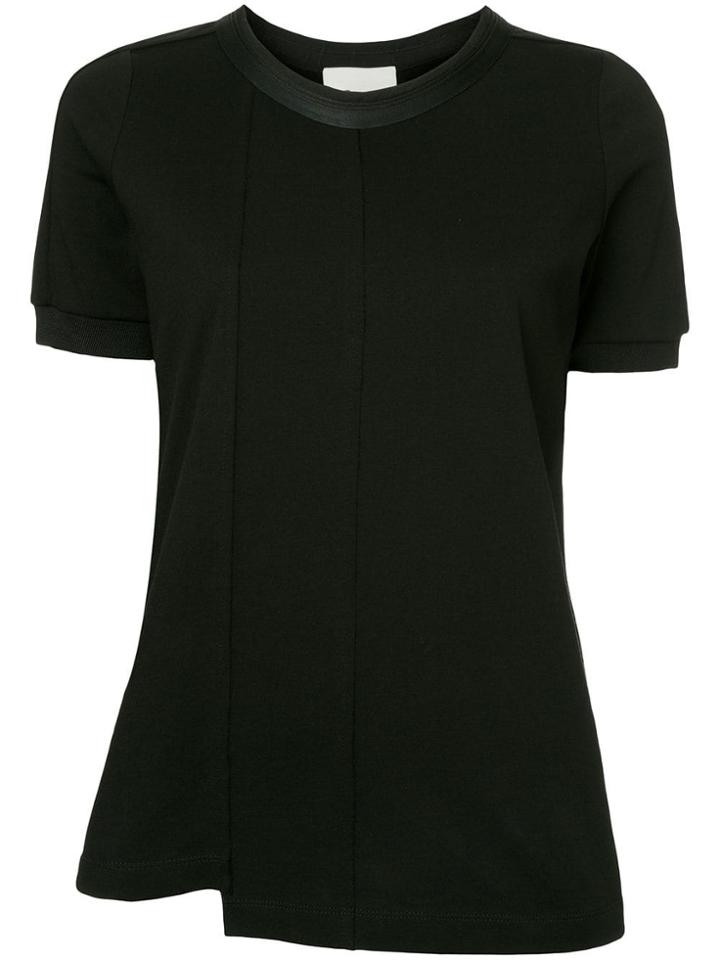 3.1 Phillip Lim Asymmetric Hem T-shirt - Black