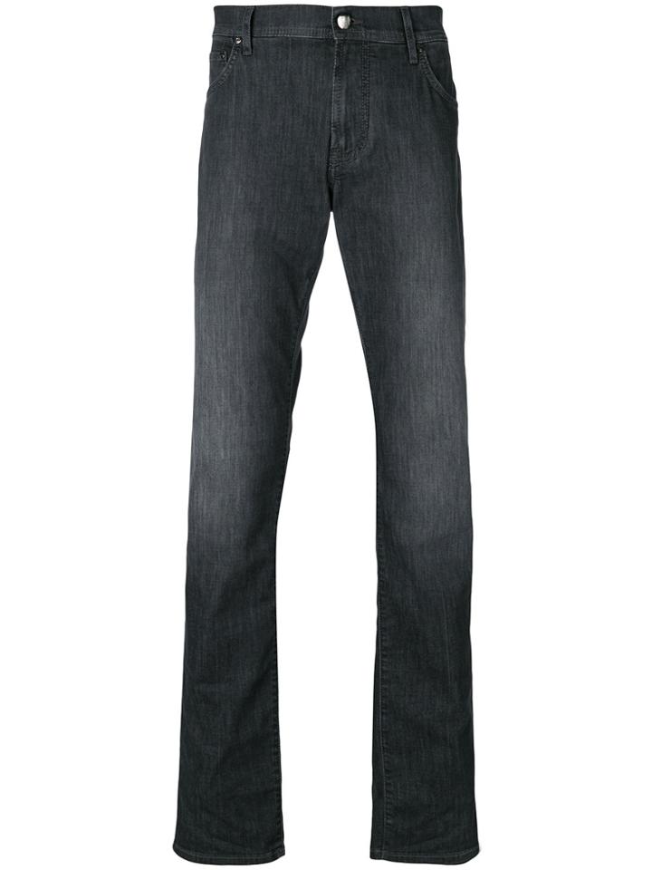 Corneliani Straight Leg Jeans - Black