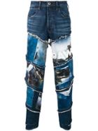 G-star Raw Research Landscapes Print Jeans - Blue