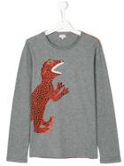 Paul Smith Junior T-rex Print T-shirt - Grey