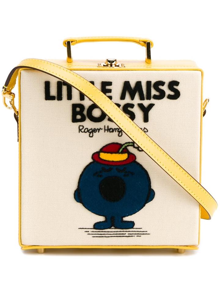 Olympia Le-tan Little Miss Bossy Shoulder Bag, Women's, Yellow/orange