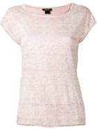 Avant Toi Round Neck T-shirt - Pink