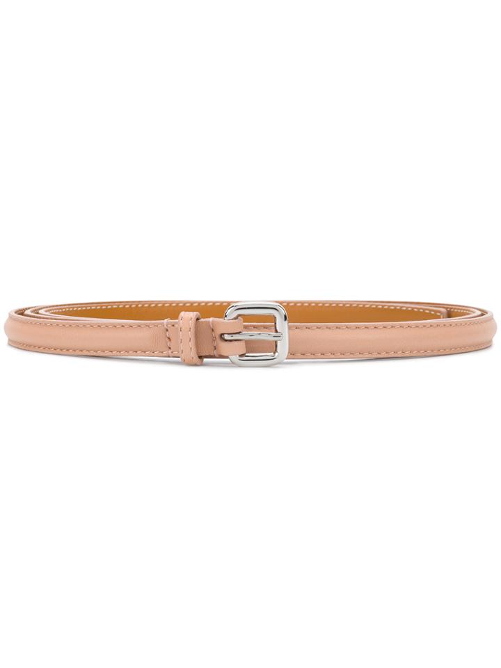 Ermanno Scervino Classic Buckled Belt - Nude & Neutrals
