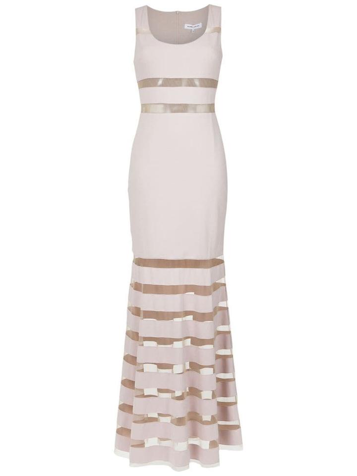 Gloria Coelho Tulle Panelled Maxi Dress - Pink