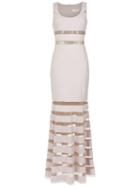 Gloria Coelho Tulle Panelled Maxi Dress - Pink