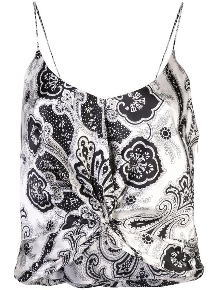 Caroline Constas Paisley Print Camisole Top - White