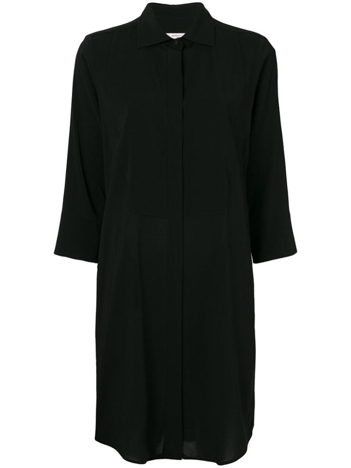 Alberto Biani Shift Shirt Dress - Black