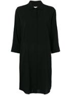 Alberto Biani Shift Shirt Dress - Black