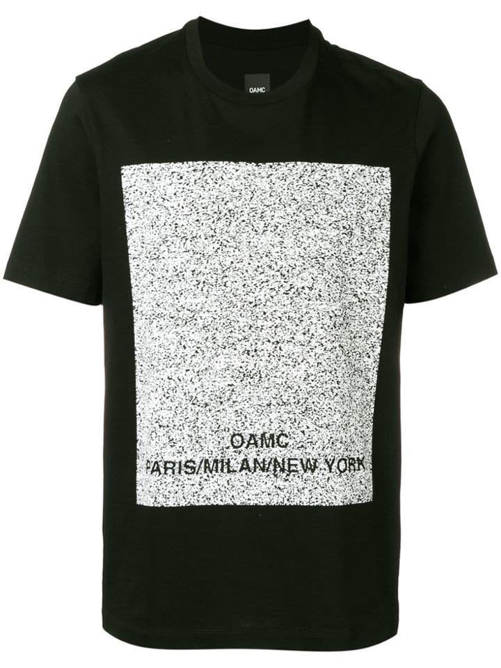 Oamc No Signal T-shirt - Black