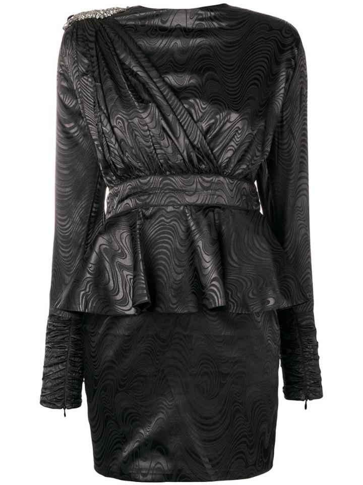 Dodo Bar Or Sash Detail Mini Dress - Black