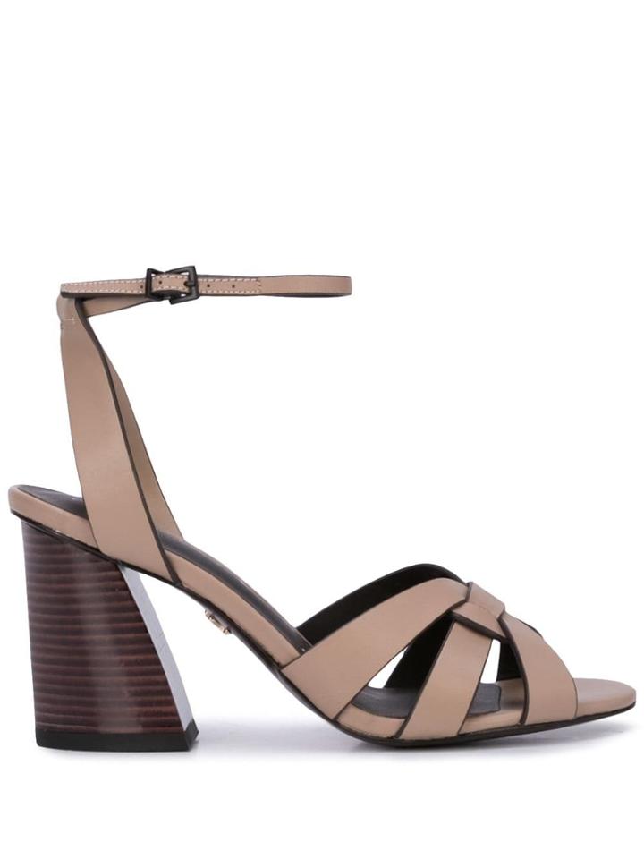 Lola Cruz Classic Open-toe Sandals - Brown