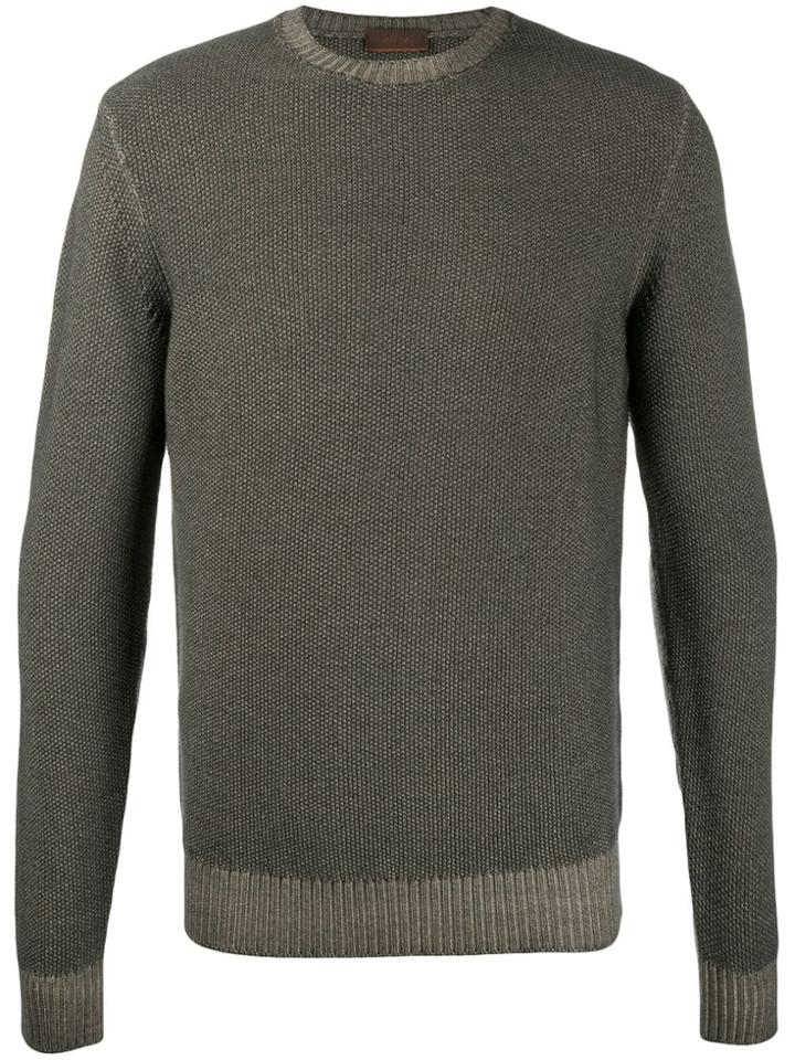 Altea Gauge 7 Textured Knit Jumper - Brown