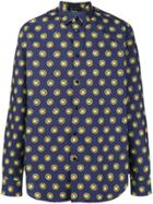 Versace Medusa Dot Print Shirt - Blue