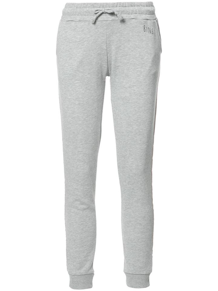 Anine Bing Bing Track Pants, Women's, Size: Small, Grey, Cotton/polyester