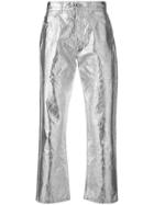 Études Corner Trousers - Metallic