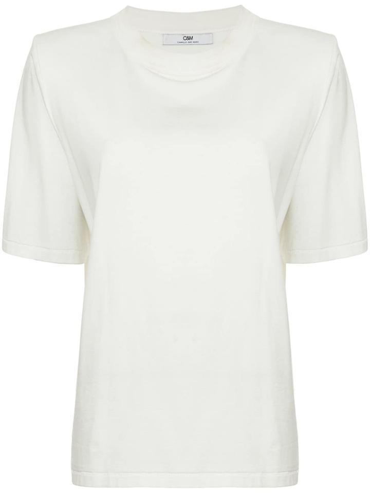 C & M Relaxed Fit T-shirt - White