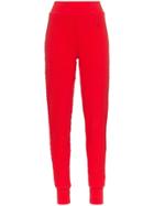 Telfar High-waist Stretch Cotton Trousers - Red
