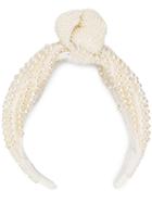 Mary Jane Claverol Frankie Headband - White