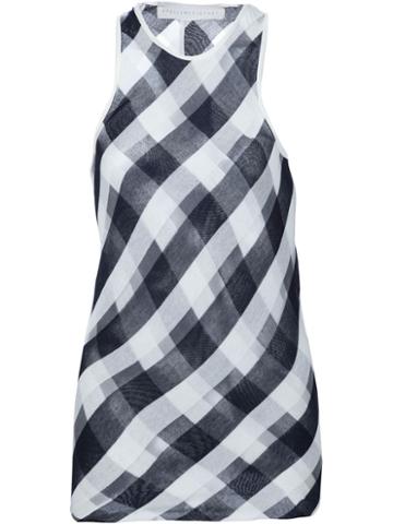 Stella Mccartney Transparent Checks Top