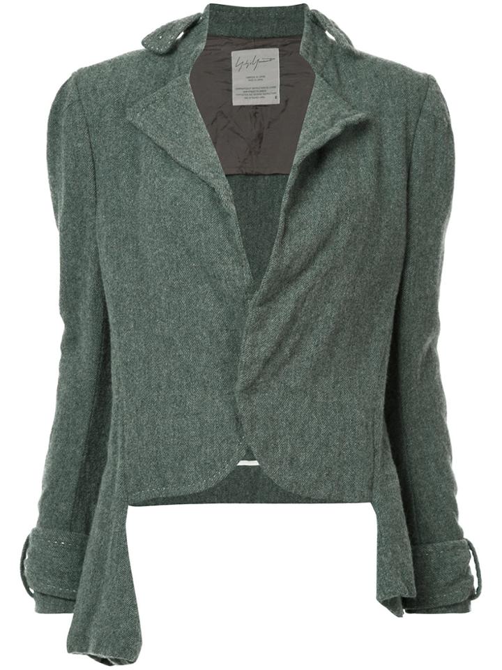 Yohji Yamamoto Vintage Uneven Hem Jacket - Grey