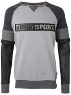 Plein Sport - Layered Style Sweatshirt - Men - Cotton/polyester - Xxl, Grey, Cotton/polyester