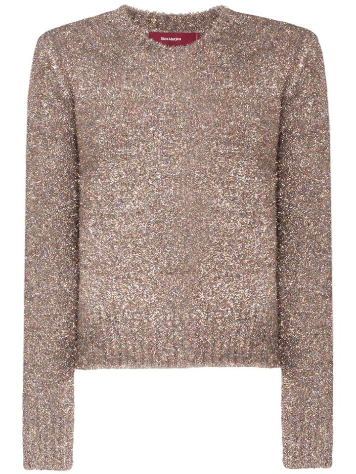 Sies Marjan Tinsel Knitted Jumper - Metallic