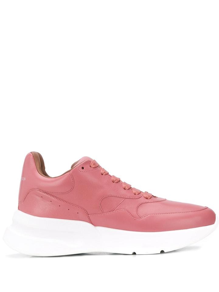 Alexander Mcqueen Oversized Runner Sneakers - Pink