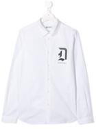 Dondup Kids Teen Chest Logo Shirt - White