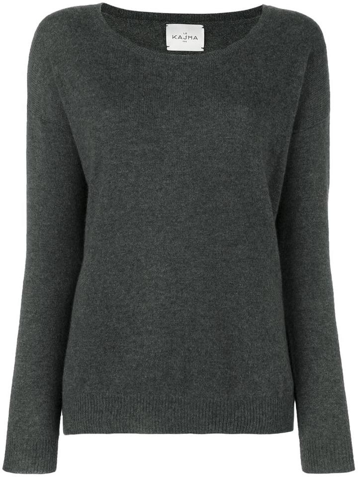 Le Kasha 'capri' Jumper, Women's, Size: Small, Green, Cashmere